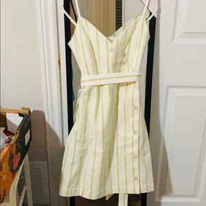 Button from mini dress